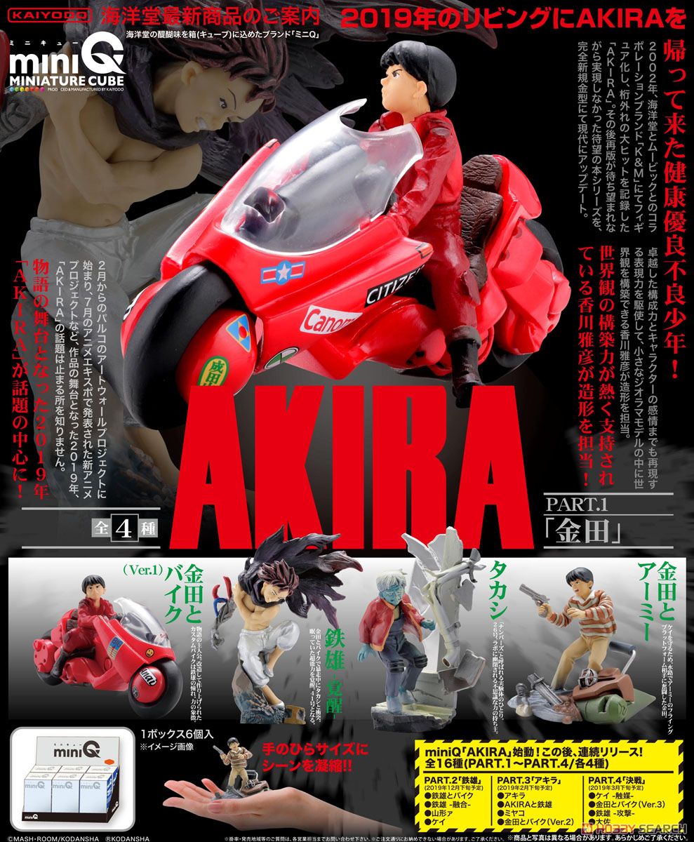 miniQ 「AKIRA」 PART.1 金田 (6個セット) (食玩) 商品画像20