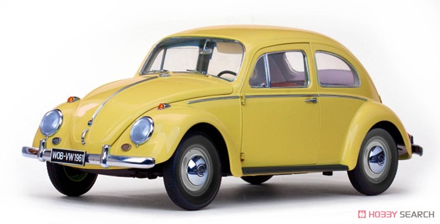 VW ビートル サルーン 1961 イエロー (ミニカー) 商品画像1