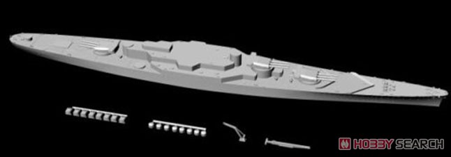 フランス海戦艦 アルザス 1939年 「ハルコンバージョンセット」 (トランペッター、ピットロード製リシュリュー用) (プラモデル) その他の画像1