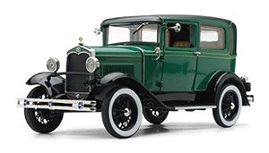 Ford Model A 1931 Tudor Balsam Green / Vagabond Green (Diecast Car)