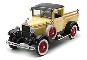 フォード モデル A ピックアップ 1931 Bronson イエロー (ミニカー)