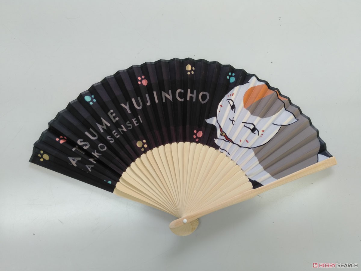 Natsume`s Book of Friends Nyanko-sensei Cloth Folding Fan (Anime Toy) Item picture3