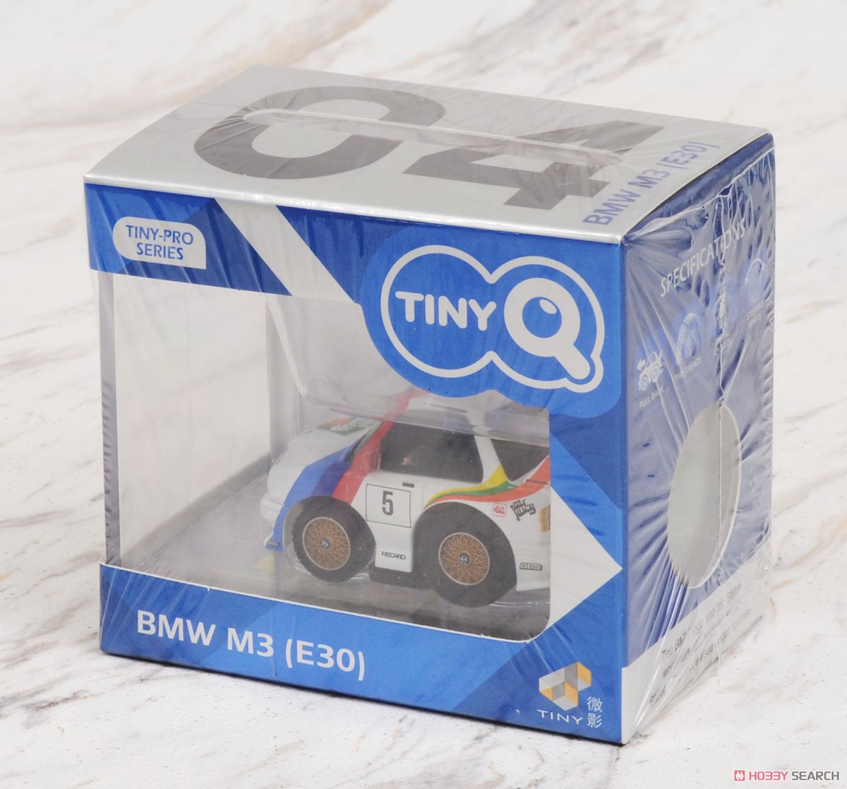 TinyQ BMW M3 E30 DTM #5 Mr Juicy (玩具) パッケージ1