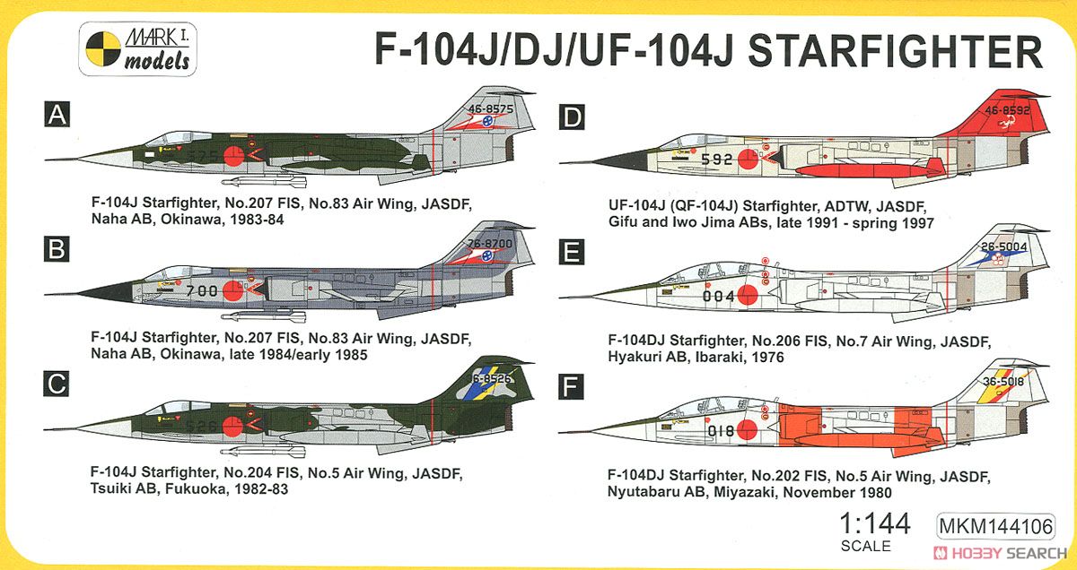 F-104J/DJ/UF-104J スターファイター 「栄光」 (プラモデル) 塗装1