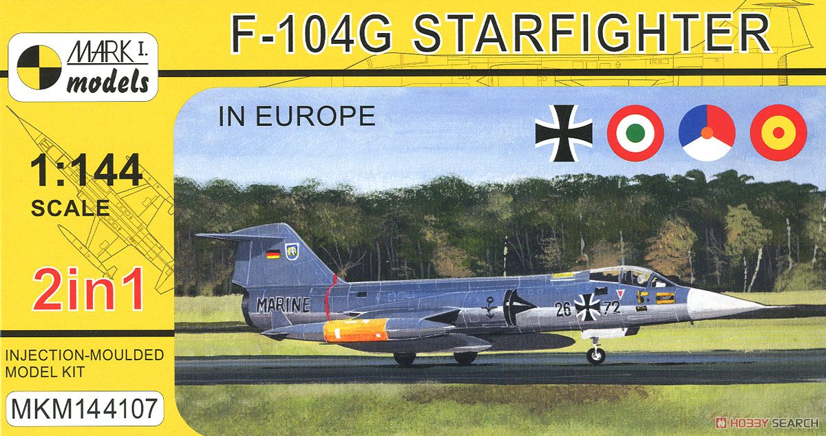 F-104G スターファイター 「ヨーロッパ」 (プラモデル) パッケージ1