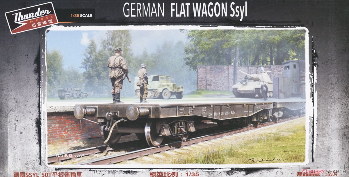 ドイツ 重平貨車 Ssyl (プラモデル) パッケージ2