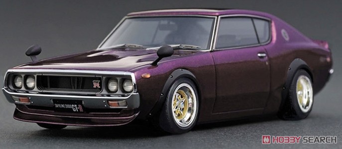 Nissan Skyline 2000 GT-R (KPGC110) Purple (ミニカー) その他の画像1