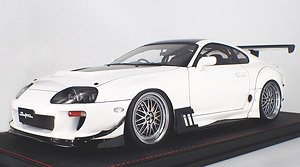 Toyota Supra (JZA80) RZ White (ミニカー)