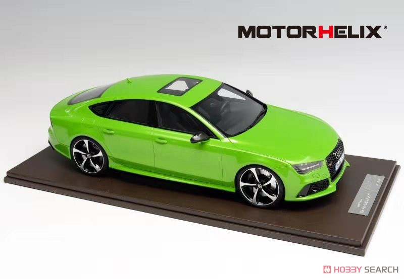 Audi RS7 2017 sportback performance Apple Green Metallic (ミニカー) 商品画像2