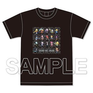 ソードアート・オンライン ゲームドット フルカラーTシャツ L (キャラクターグッズ)