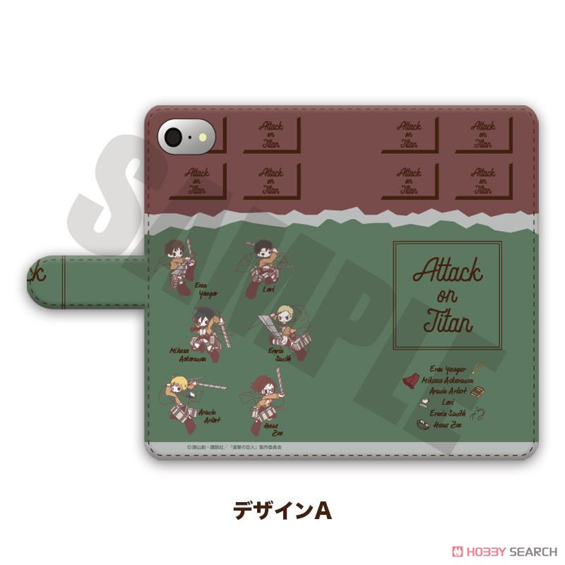 「進撃の巨人」 手帳型スマホケース (iPhone5/5s/SE) SWEETOY-A (キャラクターグッズ) 商品画像1
