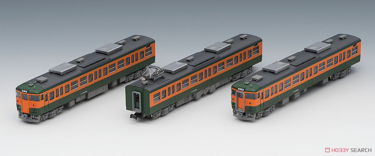 J.R. Suburban Train Series 115-2000 (Central Japan Railway) Set (3-Car Set) (Model Train) Item picture7
