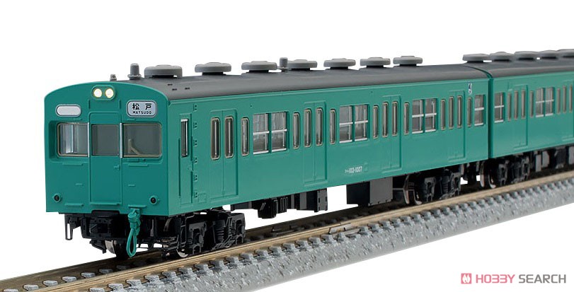国鉄 103-1000系 通勤電車 (常磐・成田線・非冷房車) 基本セット (基本・4両セット) (鉄道模型) 商品画像9