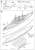 イギリス海軍 戦艦 クィーン・エリザベス 1941 旗・艦名プレート エッチングパーツ付き (プラモデル) 設計図5