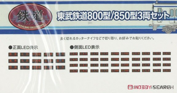 鉄道コレクション 東武鉄道 800型 804編成 (3両セット) (鉄道模型) 中身1