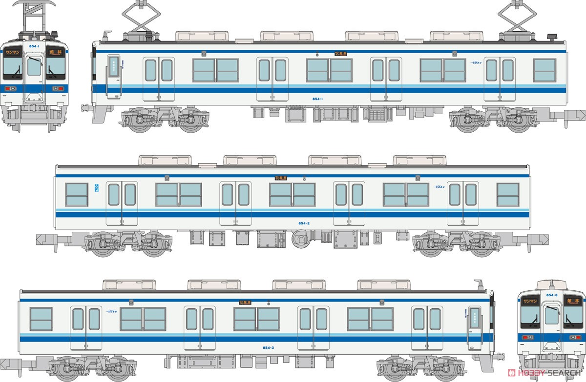 鉄道コレクション 東武鉄道 850型 854編成 (3両セット) (鉄道模型) その他の画像1