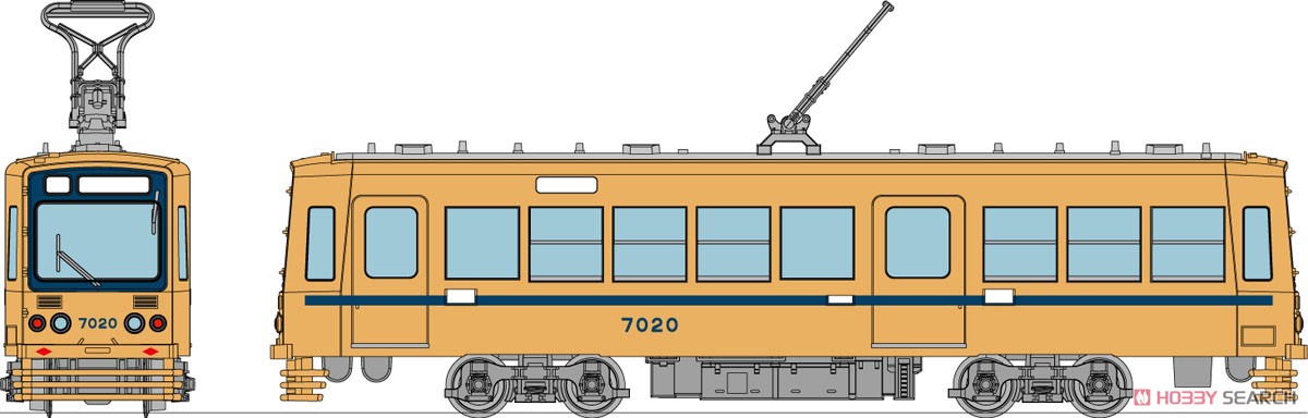 鉄道コレクション 東京都交通局 7000形 (7020号車・非冷房) (鉄道模型) その他の画像1