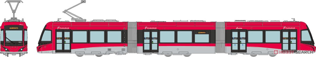 鉄道コレクション 福井鉄道 F1000形 F1004 FUKURAM ピンク (鉄道模型) その他の画像1