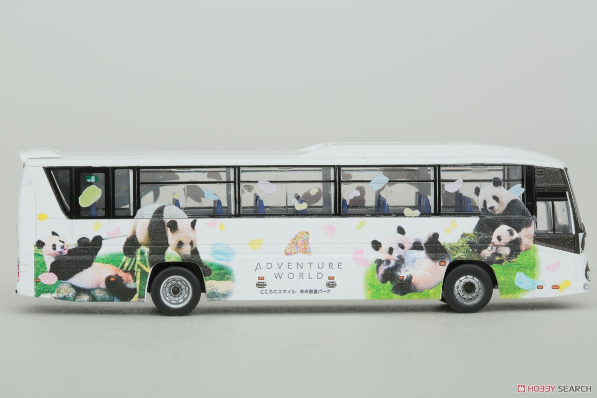 The Bus Collection Meiko Bus Panda Shirahama Express `Mirai o Tsunagu Smile Bus` (Model Train) Item picture3