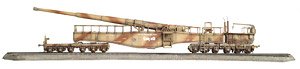 WW.II ドイツ軍 28cm列車砲 K5E `レオポルド` (ダークイエロー) (プラモデル)