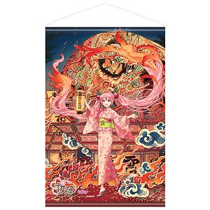 [Hirosaki Nebuta Festival] x [Sakura Miku] B2 Tapestry Ill.by iXima (Anime Toy)