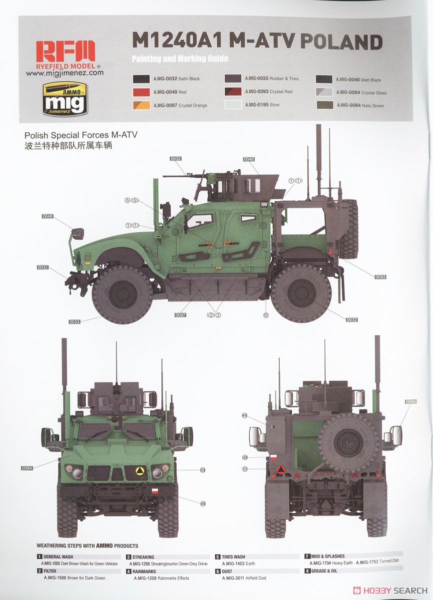 M-ATV M1240A1 (プラモデル) 塗装3
