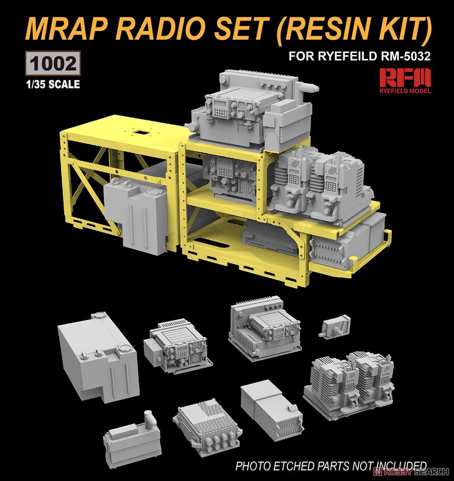 M-ATV MRAP用 レジン製 無線機器セット (プラモデル) その他の画像1