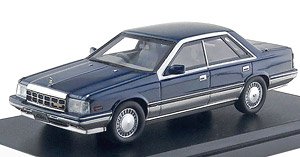 Nissan Laurel 4Door Hardtop V20 Turbo Medalist (1984) Imperial Black Two Tone (Diecast Car)