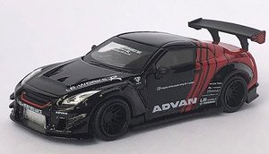 LB WORKS Nissan GT-R R35 Type2 Rear Wing Version 3 Advan (Diecast Car)