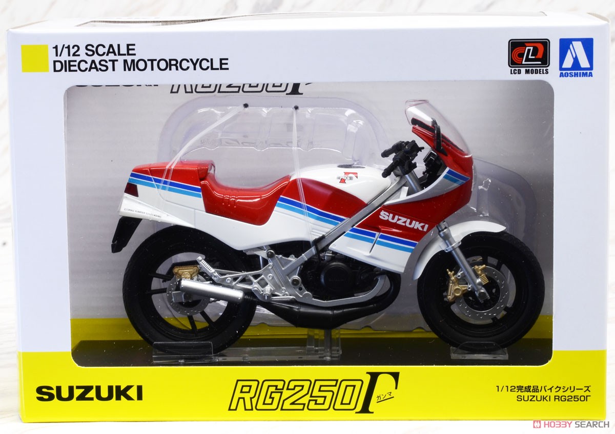 SUZUKI RG250Γ レッド×ホワイト (ミニカー) パッケージ1