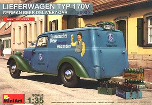 Lieferwagen Typ 170V German Beer Delivery Car (Plastic model)