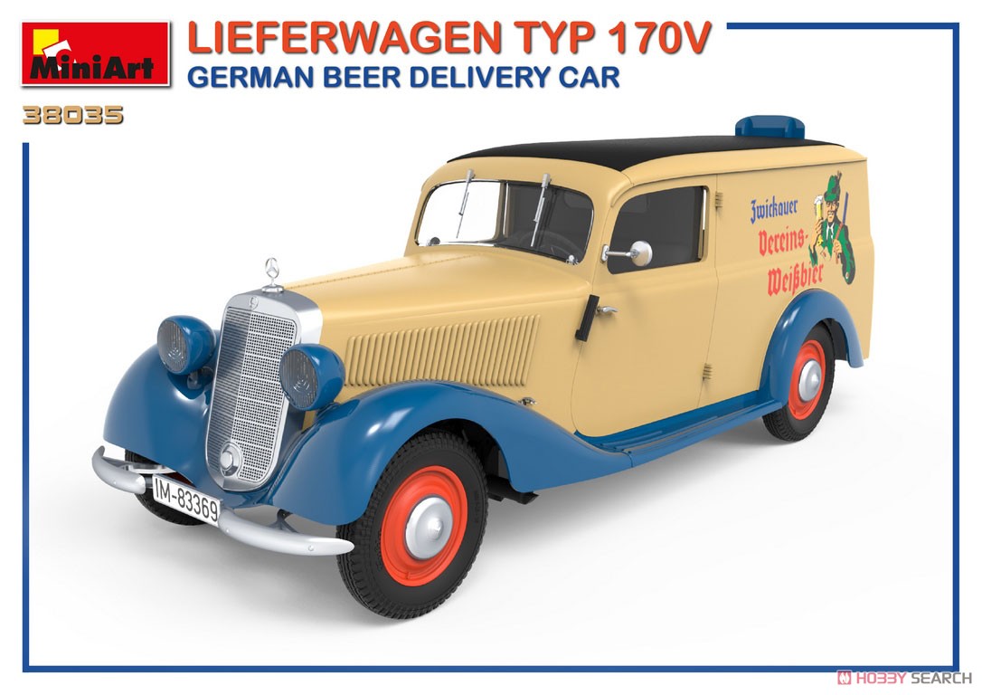 ドイツビール配達業務用車 (LIEFERWAGEN タイプ170V) (プラモデル) その他の画像4