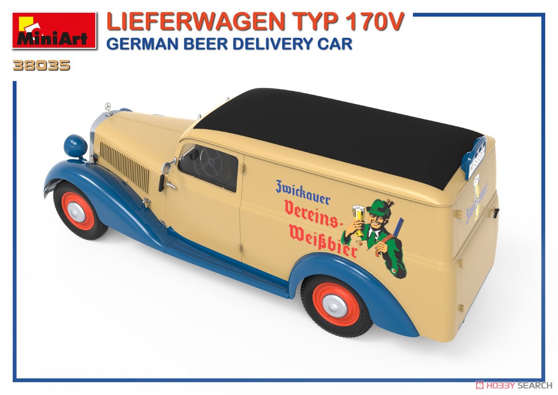 ドイツビール配達業務用車 (LIEFERWAGEN タイプ170V) (プラモデル) その他の画像5