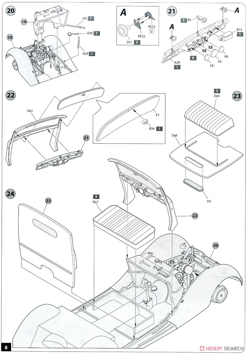 ドイツビール配達業務用車 (LIEFERWAGEN タイプ170V) (プラモデル) 設計図4