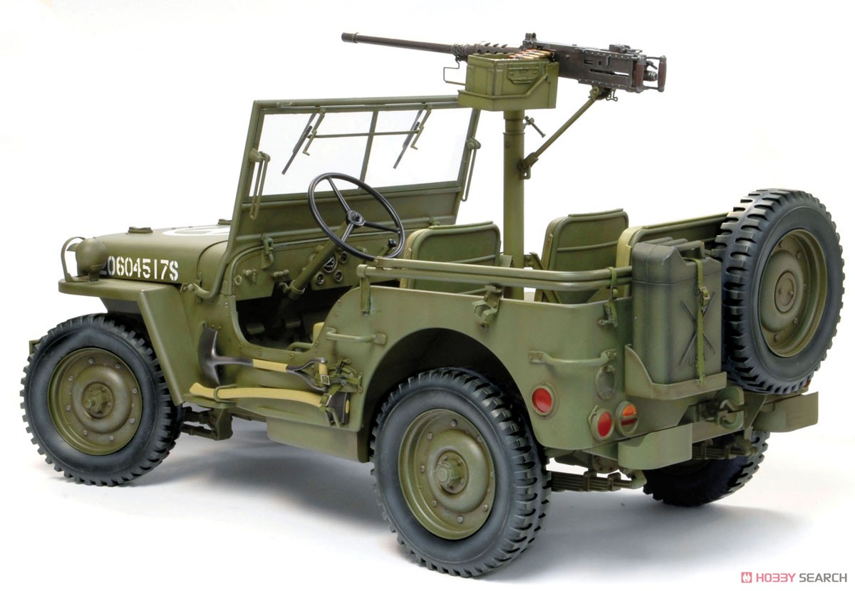 1/4-Ton 4x4 Truck w/.50-cal Machine Gun (Plastic model) Item picture1