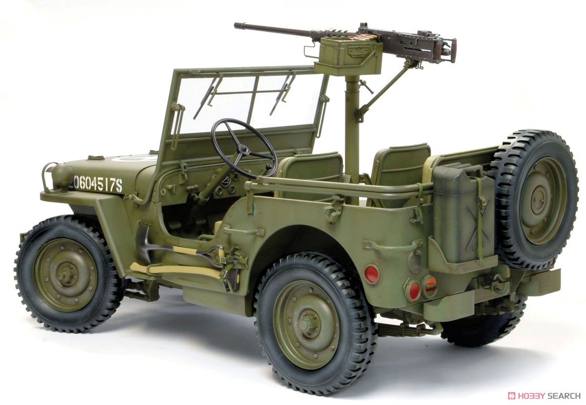 WW.II アメリカ軍 1/4トン 4×4トラック w/M2キャリバー50機関銃 (プラモデル) 商品画像1