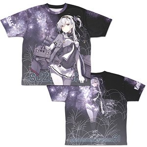 Kantai Collection Suzutsuki Double Sided Full Graphic T-Shirts S (Anime Toy)
