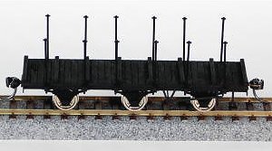 16番(HO) 長物車 国鉄 チサ100形 組立キット (組み立てキット) (鉄道模型)