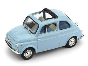 Fiat 500D 1962 Aperta Azzurro Pervinca (Diecast Car)
