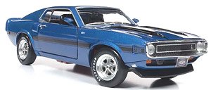 1969 シェルビー マスタング Fastback (50th Anniversary) アカプルコ ブルー (ミニカー)