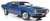 1969 シェルビー マスタング Fastback (50th Anniversary) アカプルコ ブルー (ミニカー) 商品画像1