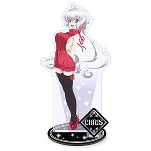 Senki Zessho Symphogear AXZ Acrylic Stand Chris Yukine (Small Devil Sweater Style) (Anime Toy)