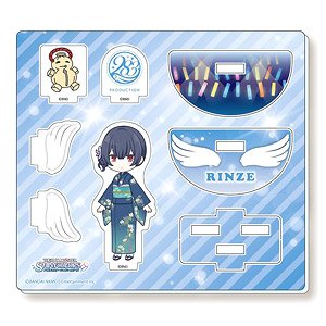 The Idolm@ster Shiny Colors Chibi Character Yurayura Acrylic Stand Rinze Morino Casual Wear Ver. (Anime Toy)