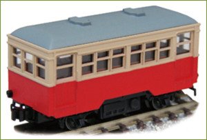 Nissha Type Biaxial Railcar (Trailer) (Unassembled Kit) (Model Train)