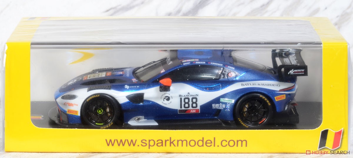 Aston Martin Vantage AMR GT3 No.188 Garage 59 24H Spa 2019 A.West C.Harris (ミニカー) パッケージ1