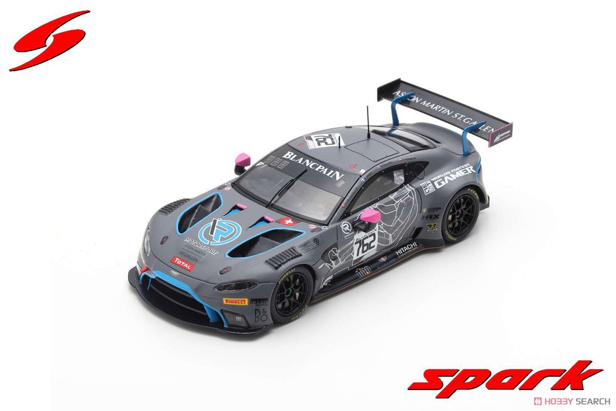 Aston Martin Vantage AMR GT3 No.762 R-Motorsport 24H Spa 2019 R.Collard F.Habsburg (ミニカー) 商品画像1