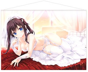 夜ノみつき先生描き下ろし 【ダキカノ アフター】 乃木坂舞 (のぎざかまい) A1タペストリー (キャラクターグッズ)