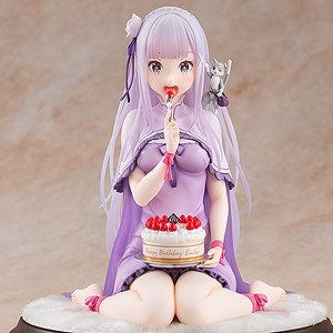 Emilia: Birthday Cake Ver. (PVC Figure)