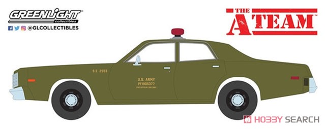 The A-Team (1983-87 TV Series) - 1977 Plymouth Fury U.S.Army Police (ミニカー) その他の画像1
