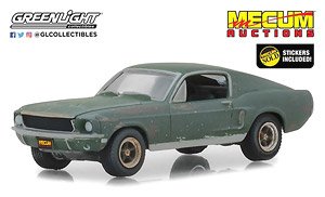 Mecum Auctions Collector Cars - Unrestored Bullitt 1968 Ford Mustang GT Fastback (ミニカー)